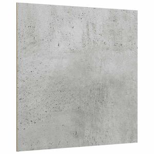 vidaXL Dekorpaneler 12 stk. Betonggr&aring; 30 x 30 x 0,27 cm Konstruert tre