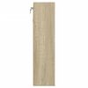 vidaXL Vitrineskap sonoma eik 100x15x58 cm konstruert tre
