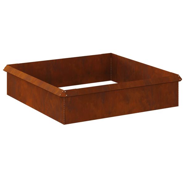 vidaXL Sneglegjerder 8 pcs Rusten Cortenst&aring;l