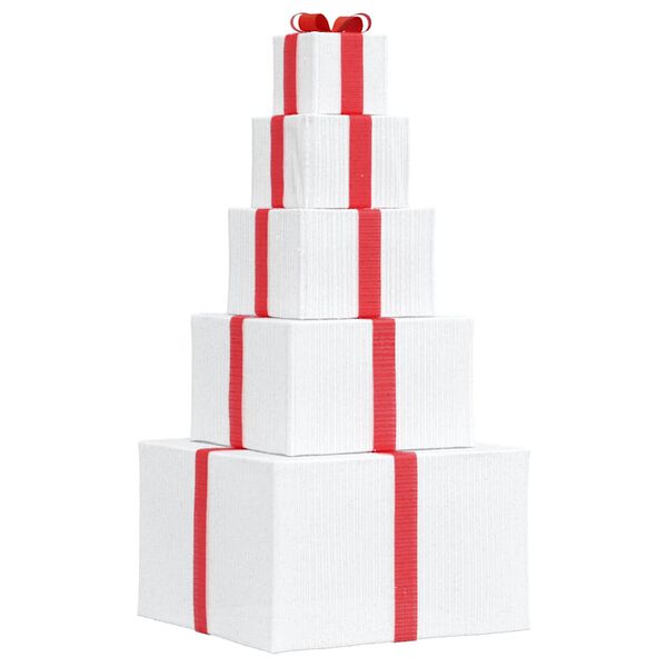 vidaXL Julepynt gaveeske 250 LED varm hvit