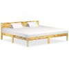 vidaXL Sengeramme gjenvunnet heltre 200x200 cm