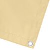 vidaXL Balkong Skjerm sand 100 x 200 cm Oxford Stoff