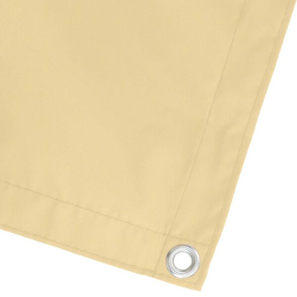 vidaXL Balkong Skjerm sand 100 x 200 cm Oxford Stoff