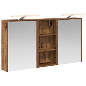 vidaXL Baderomsskapsett for 3 pcs 116 x 16 x 62,5 cm Konstruert tre