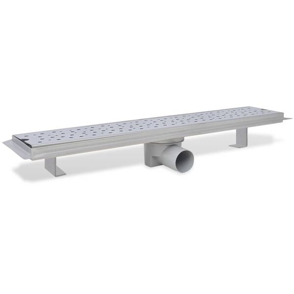 vidaXL Line&aelig;r Dusjavl&oslash;p Boble 630x140 mm Rustfritt st&aring;l