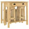 vidaXL Barsett 5 deler heltre furu