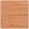 vidaXL Bordplate 50x50x2,5 cm firkantet heltre b&oslash;ketre
