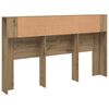 vidaXL Hodegavl artisan eik 180x18,5x102,5 cm konstruert tre