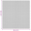 vidaXL Teppe til telt Bl&aring; 200 x 200 cm Polyester