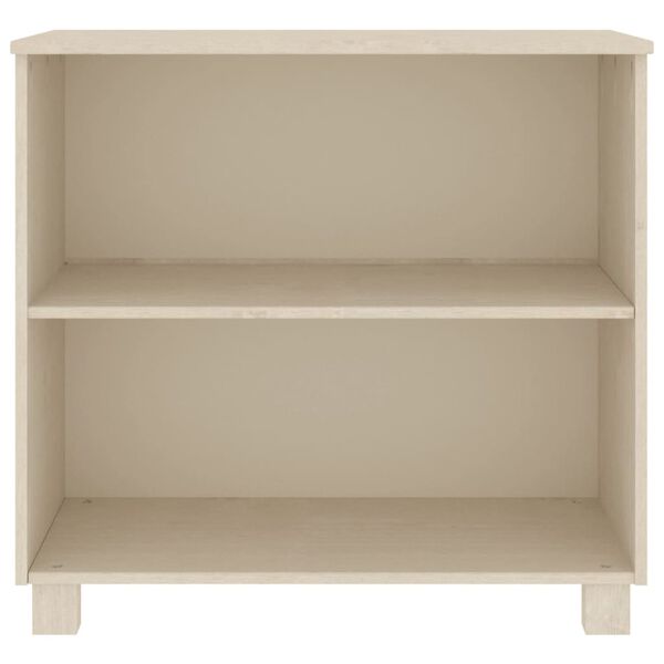 vidaXL Skjenk HAMAR honningbrun 85x35x80 cm heltre furu