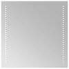 vidaXL Baderomsspeil med LED 50x50 cm