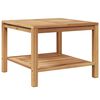 vidaXL Kaffebord Brun 60 x 60 x 45 cm Heltre teak