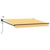 vidaXL Elektrisk Utrekkbar Markise sand 100% polyester og aluminium