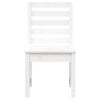 vidaXL Hagestoler 2 stk hvit 50x48x91,5 cm heltre furu