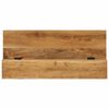 vidaXL Databord Brun 110 x 50 x 87 cm Massivt akasietre og metall