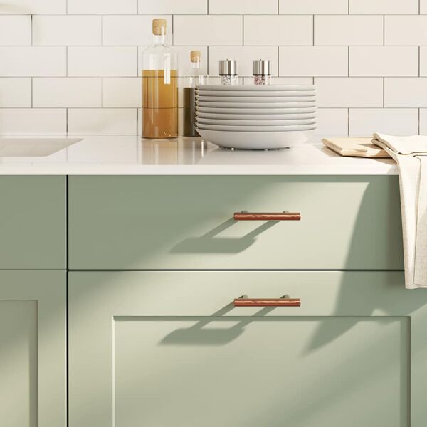 vidaXL Skaph&aring;ndtak 10 stk bronse 64 mm rustfritt st&aring;l