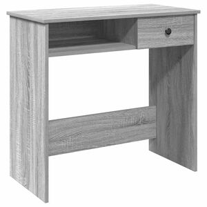 vidaXL Skrivebord gr&aring; sonoma 80x40x75 cm konstruert tre