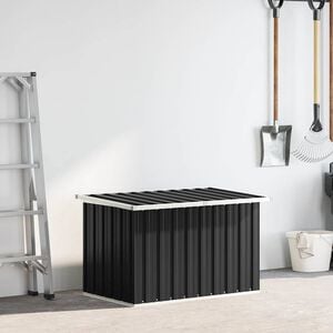 vidaXL Oppbevaringskasse 109x67x65 cm antrasitt
