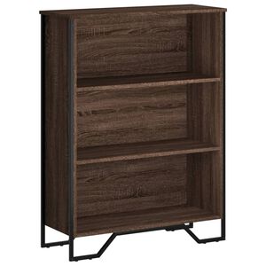 vidaXL Bokhylle brun eik 80x31x106 cm konstruert tre