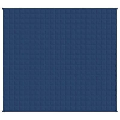vidaXL Vektdyne blå 220x235 cm 11 kg stoff