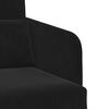 vidaXL Sammenleggbar Sofa seng Svart 65 x 80 x 83 cm Fl&oslash;yel