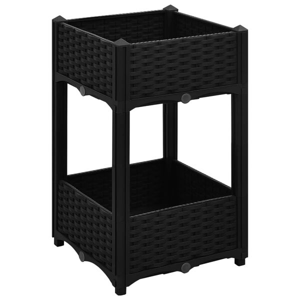 vidaXL Høybed 40x40x71 cm polypropylen