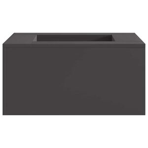vidaXL B&aring;l Svart 60 x 60 x 30 cm Cortenst&aring;l