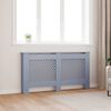 vidaXL Radiatordeksel antrasitt 152x19x81,5 cm MDF