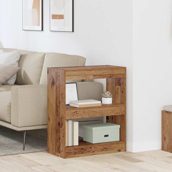 vidaXL Bokskap Gammelt tre 60 x 30 x 72 cm Konstruert tre