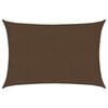 vidaXL Solseil 160 g/m&sup2; brun 2x2,5 m HDPE