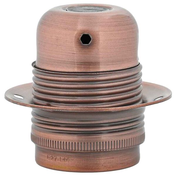 vidaXL Lampeholdere 2 stk r&oslash;d bronse E27