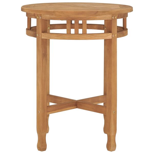 vidaXL Bistrobord Ø60x75,5 cm heltre teak