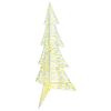 vidaXL Juletre 240 LED-lys Varmhvit 180 cm PET