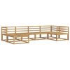 vidaXL Utend&oslash;rs sofa-sett 6 pcs Hvit 325 x 166,5 x 73 cm