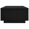 vidaXL Kaffebord med skuff Svart Eik 95 x 55 x 31 cm Konstruert tre