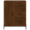 vidaXL Highboard brun eik 69,5x34x180 cm konstruert tre