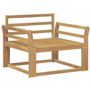vidaXL Ute Midt Sofa Solid akasietre Hvit