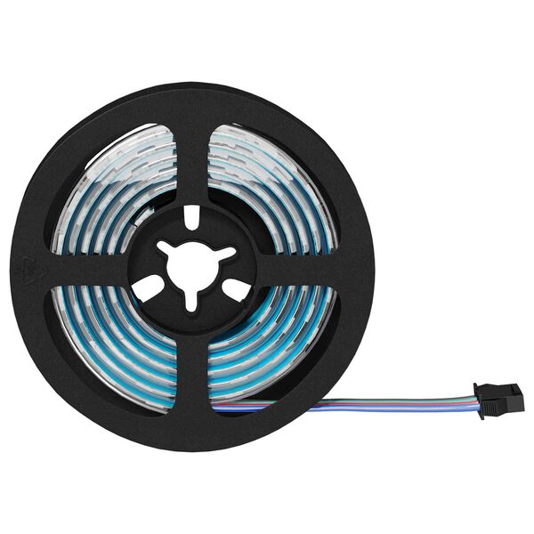 vidaXL LED Stripe 4 pcs Svart og gjennomsiktig 95 x 0,8 x 0,3 cm