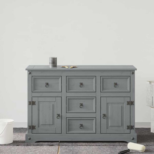 vidaXL Møbelmaling Grå 10 x 10 x 12,2 cm Veggdart