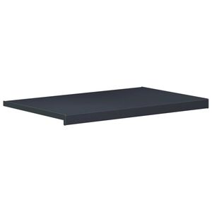 vidaXL Vinduskarmer Anthracitt med trestruktur 60 x 50 x 4,5 cm PVC