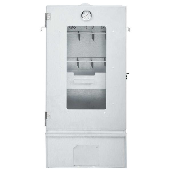 vidaXL Ovnsr&oslash;yker med kaldr&oslash;ykgenerator galvanisert st&aring;l