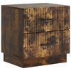 vidaXL Nattbordskap R&oslash;kt Eik 43 x 34,5 x 44,5 cm Konstruert tre