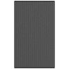 vidaXL D&oslash;rmatte Stripe Svart og Gr&aring; 90x150 cm