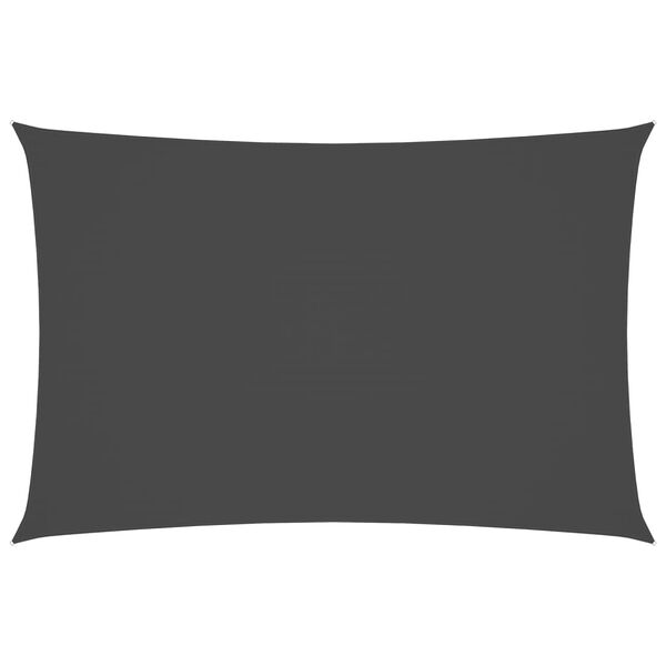 vidaXL Solseil oxfordstoff firkantet 2x4, antrasitt