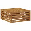 vidaXL Utebord Solid akasietre Naturlig 79 x 79 x 37 cm