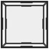 vidaXL Salongbord gjennomsiktig 60x60x35 cm herdet glass