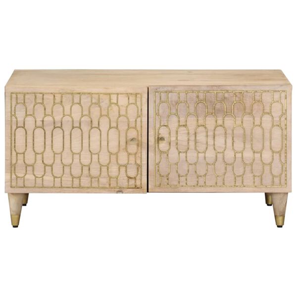 vidaXL Salongbord 80x50x40 cm heltre furu