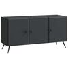 vidaXL TV-skap Svart 99 x 34,5 x 50 cm Konstruert tre