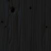 vidaXL Veggskap 2 stk svart 30x30x100 cm heltre furu