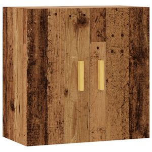 vidaXL Veggskap gammelt tre 60x31x60 cm konstruert tre